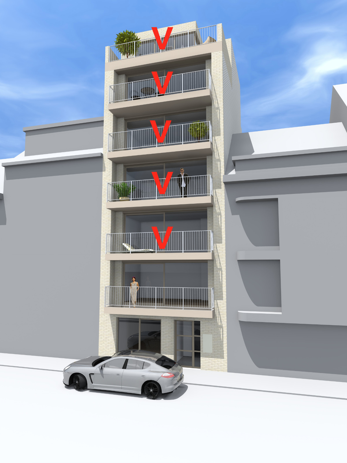 Zuidgericht 2 slaapkamer appartement op 50m van het strand en zee ...